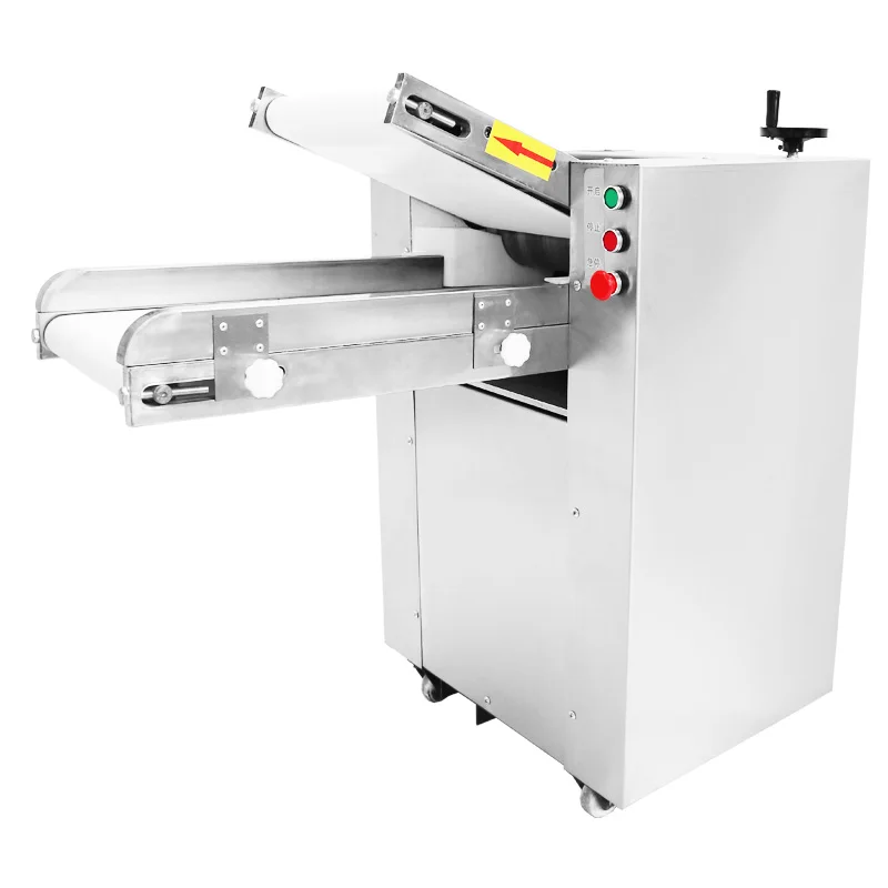 
Electric Dough Roller Stainless Steel Dough Sheeter Noodle Pasta Dumpling Maker Machine 220V Roller and Blade Changable 