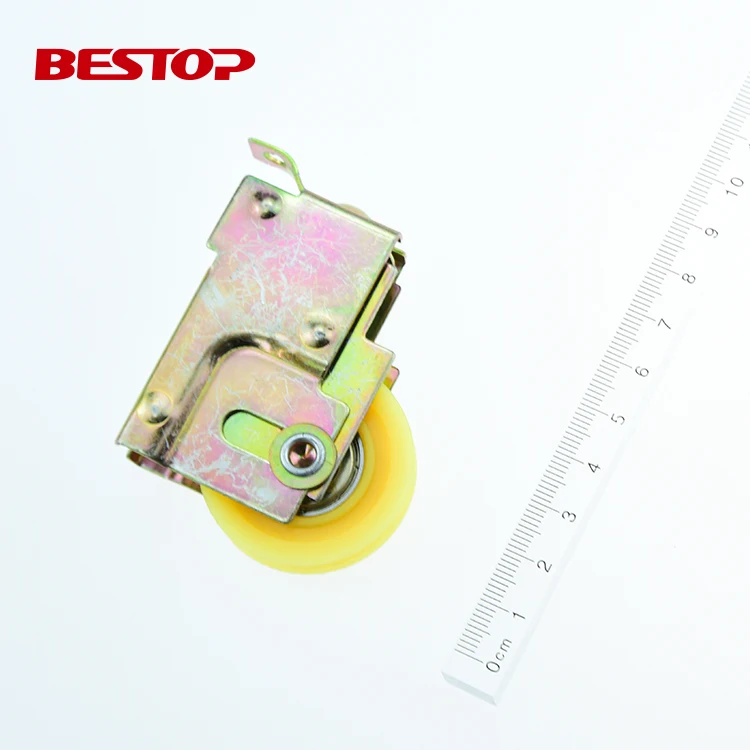 BESTOP Aluminium Sliding Window Zinc Color Roller With Nylon Pulley Wheel