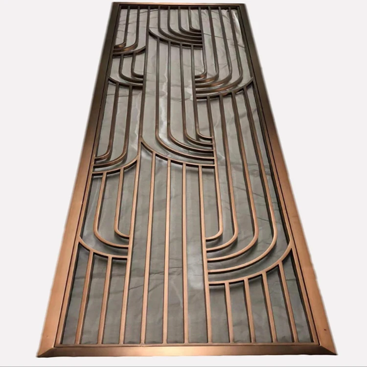 
Modern metal partition restaurant decorative partition screen for indoor room dividers 