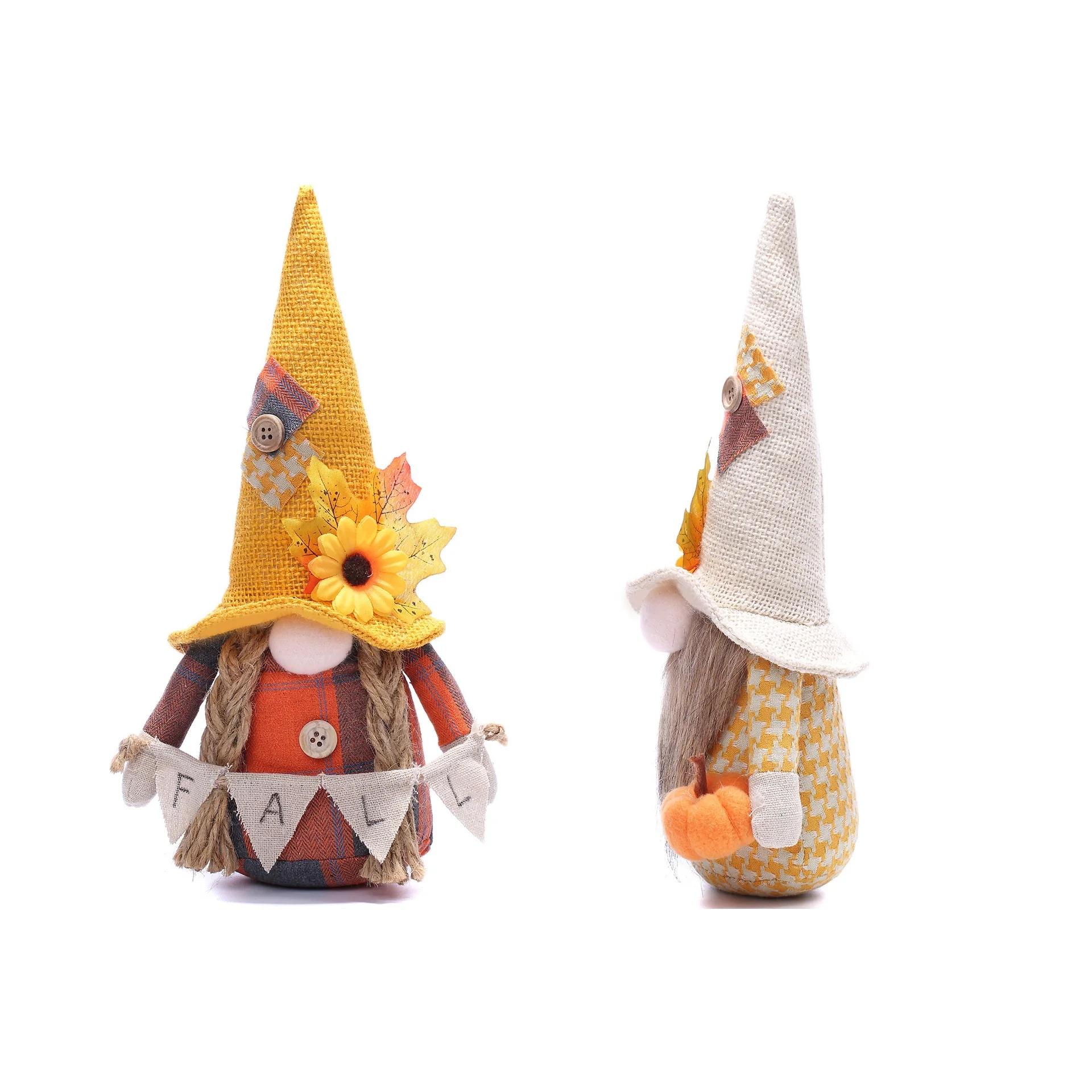 Harvest Season Maple Leaf Chinese Restaurant Sunflower Curved Hat Thanksgiving Decoration