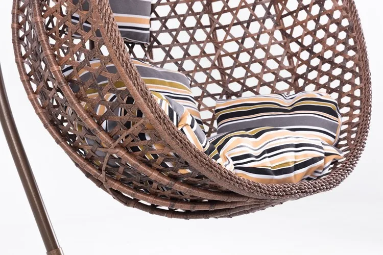 3D Max China Patio wicker bird nest/Teardrop Hanging Celling Double Egg Rattan Chair Swings