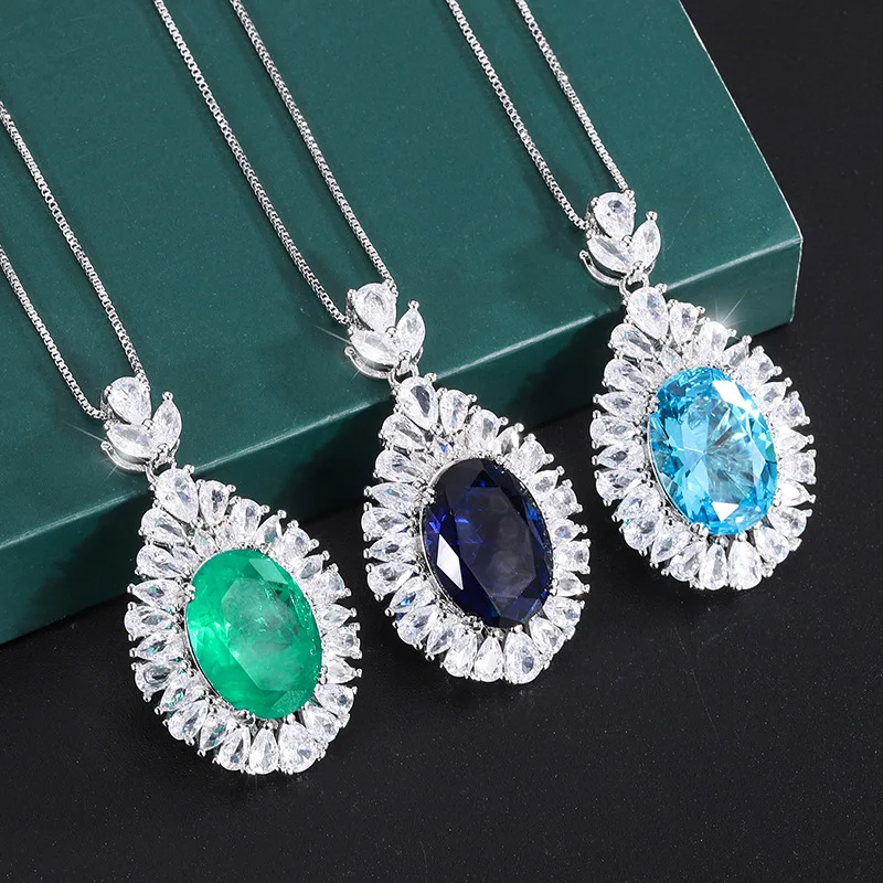 Irregular Rectangle Colorful Raw Natural Rock Stone Crystal Quartz Gemstone Bar Pendant Necklace13*18