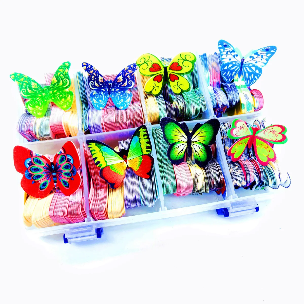 New Mixed Butterfly Edible Wafer Rice Paper Cake Cupcake Toppers Cake Decoration Birthday Wedding