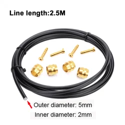 BH59 BH90 Bike brake hose MTB Hydraulic Disc brake Cable tube 2.5M Bicycle Connector Insert Olive Needle Set for SHIMANO m395