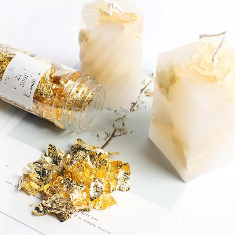 Оптовая продажа, низкая цена, Высококачественная Ароматизированная свеча, Золотая фольга для изготовления свечей своими руками