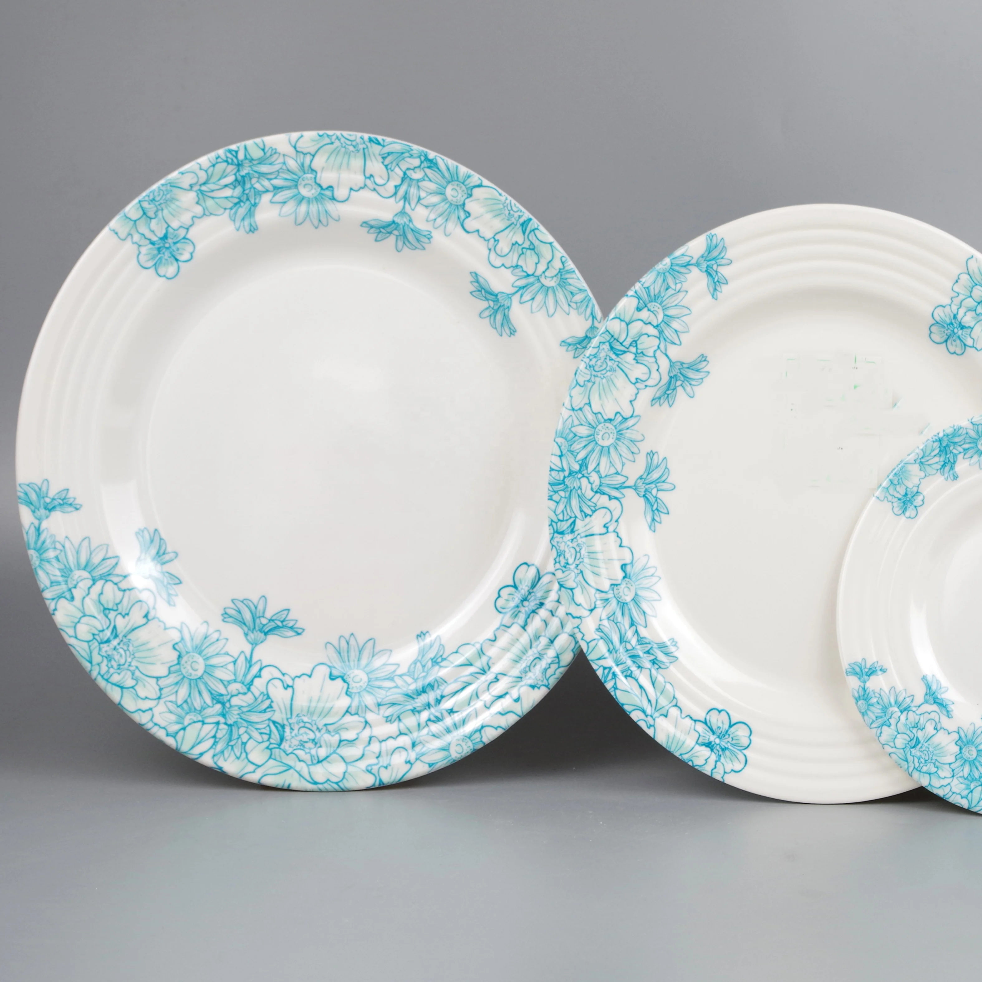 Wholesale Customized Unbreakable Melamine Buffet Melamin Plates Dinnerware Daily