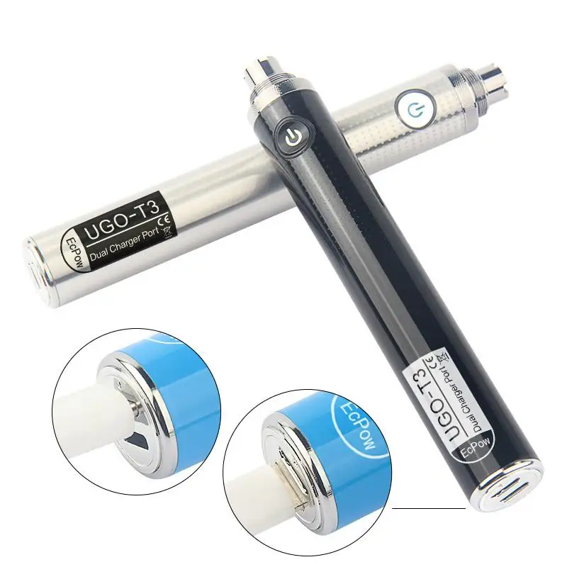 UGO T3 Vape Pen Battery 1300mah Variable  Voltage USB Passthrough