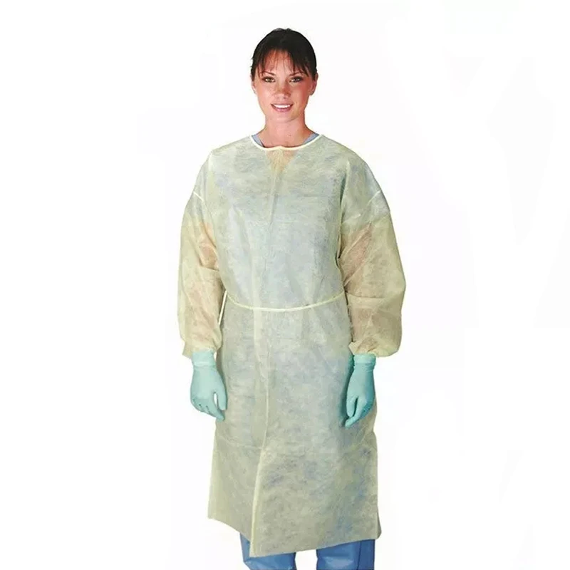 Нетканый материал для хирургического халата изолирующий халат от производителя на выходе