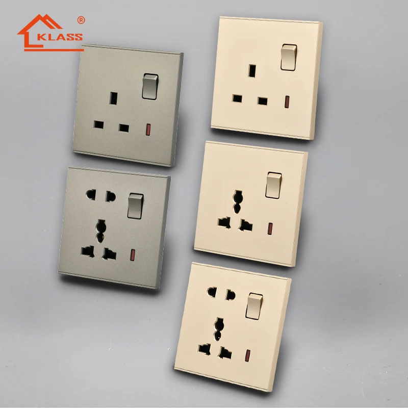switch manufacturer BS Flame Resisted Wall Switch Modern Design PC FIame Resistant Material for house hotel office