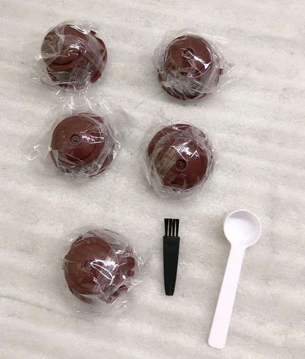 reusable coffee capsule filter cover Set de cafe packaging pod empty coffee capsule For Dolce Gusto refillable