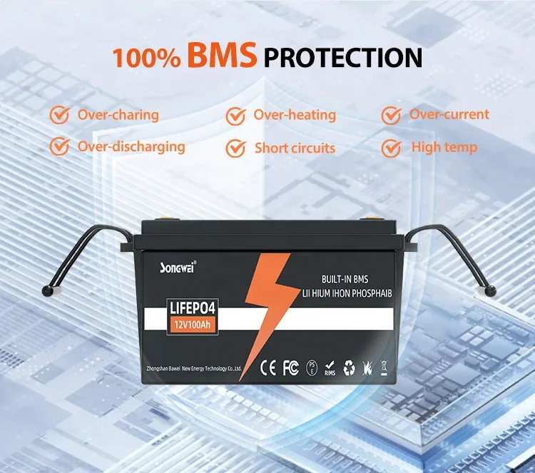 Wholesale 100Ah 150Ah 12V Solar Battery Marine Lifepo4 200Ah for Golf Carts Lithium Ion Home Backup