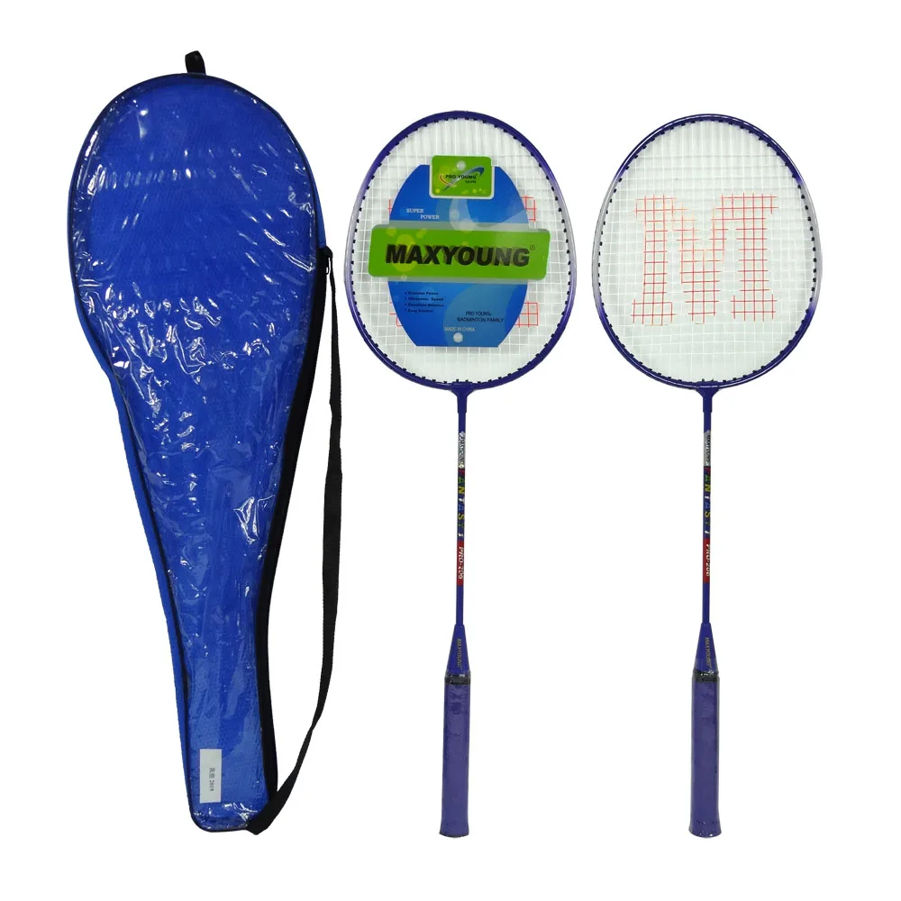 Badminton Rackets  Set 2 Players Badminton Rackets in Full size for Trainer