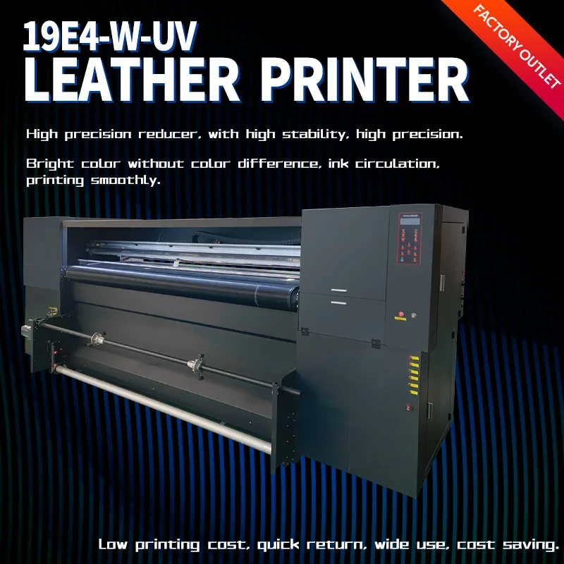 1.9m 2.2m wide format uv hybrid uv roll to roll flatbed printer  for flat and roll material