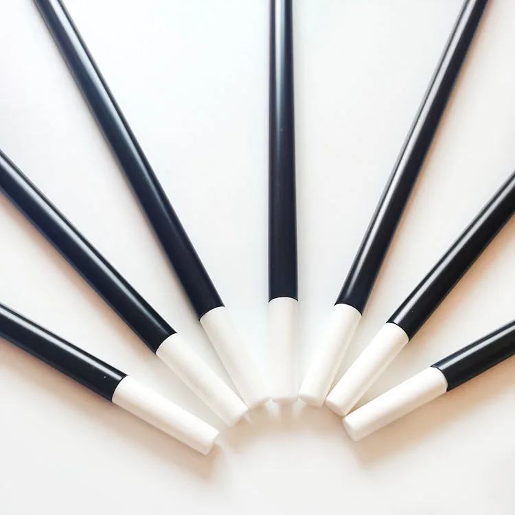 Promotion Gift Plastic Black Magic Wand Customized Logo Stick Black Tube With White Ends Magic Trick