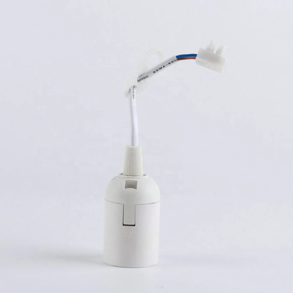 Edison E27 Antique Led Bulb Socket Base Vintage Retro Holders Pendant Wire Plastic Lamp Holder