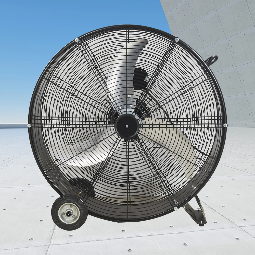 Customized OEM Air Circulation Floor Cooling Fan 24 Inch Commercial Powerful Metal Industrial Floor Fan