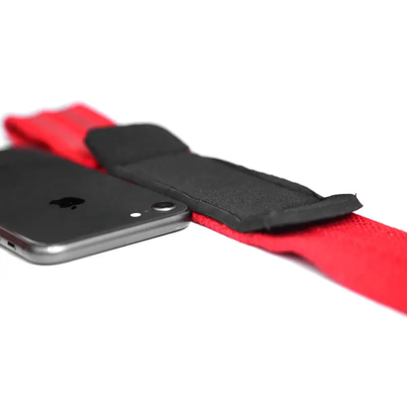 Custom Logo Cotton Power With Silicone Gym Deadlifting Wrist Straps Padded Hand Grips Straps Weight lifting Wrist Strap