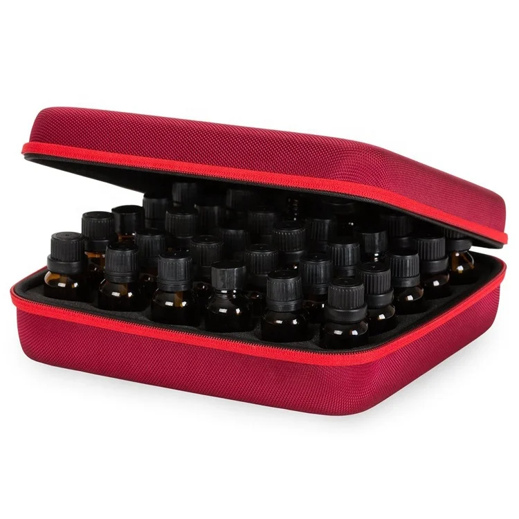 ISO BSCI OEM customized design luxury and portable essential oil carry case large capacity carrying eva essential oil case