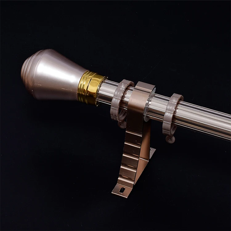 
Hot selling colorful white accessories aluminum alloy high quality luxury curtain rods 