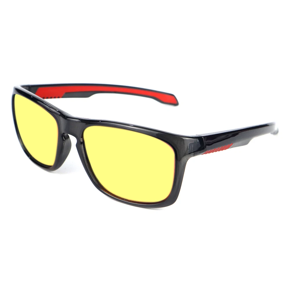 Super hot Sports Eyewear Cycling Running Goggles Driving Yellow Lens Driving Night Vision Glasses