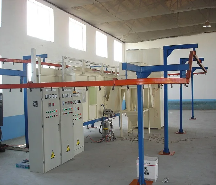 
Bolt zinc coating line automatic steel profile powder coating line 
