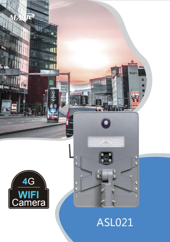  3000K CCTV Camera Smart LED Module Industrial Solar Power Street Light