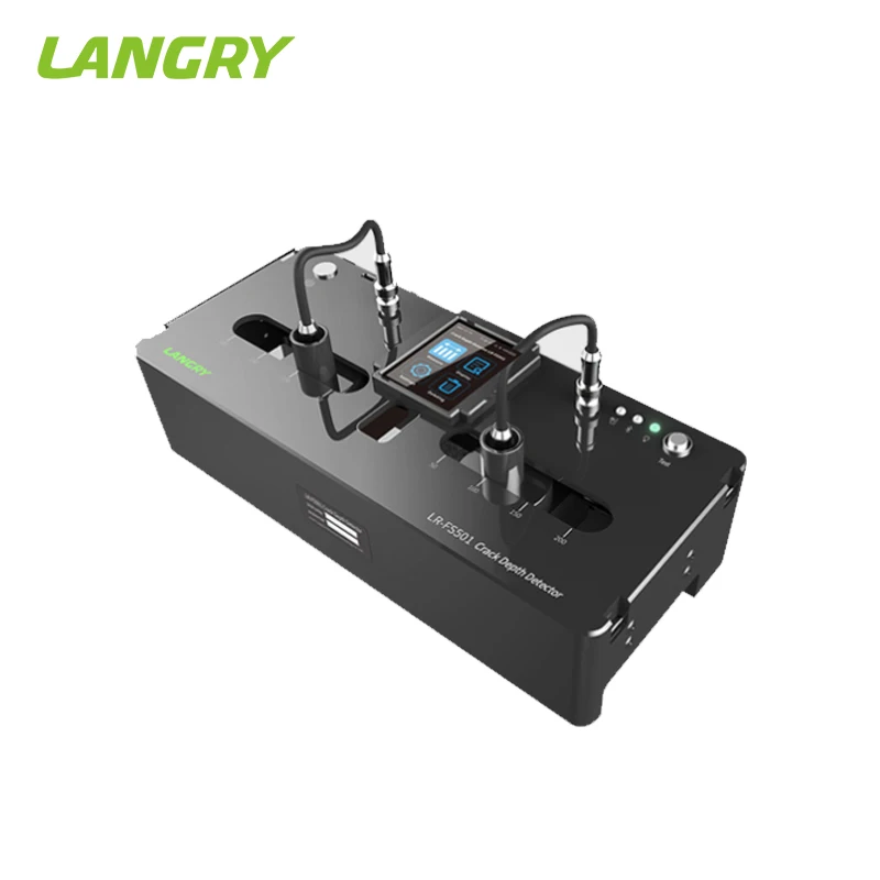 LANGRY LR-FS501Concrete детектор трещин, детектор глубины трещин с ультразвуковым тестированием бетона
