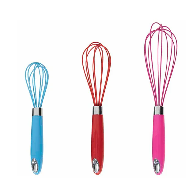 
High Quality Fashion Style 9/12 Inch Silicone Manual Egg Wisk 