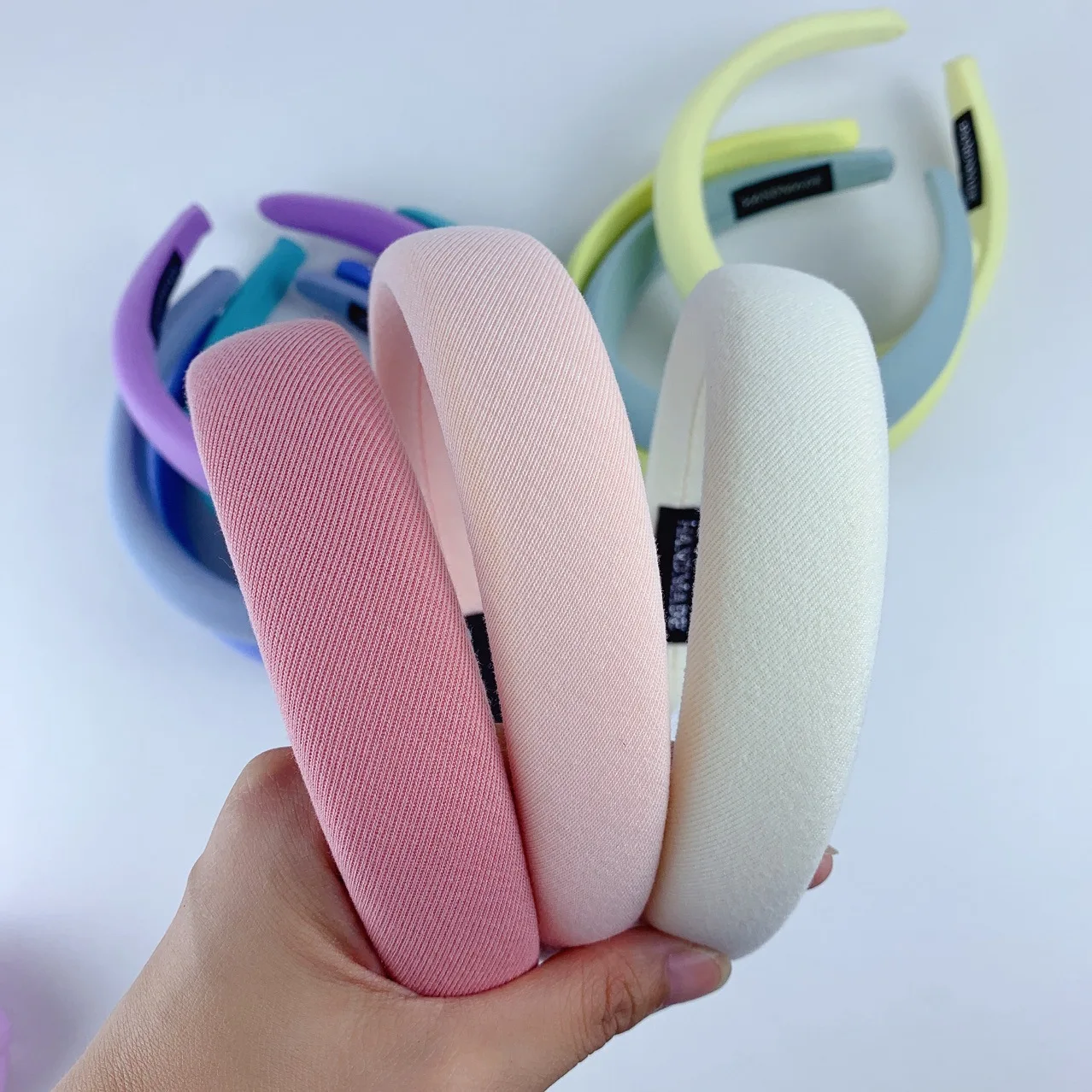 Gentle and lovely candy hair hoop shows thin sponge head hoop youthful temperament headband
