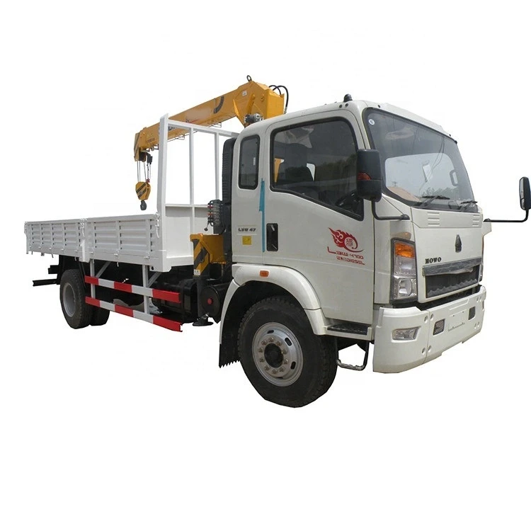 Грузовой кран HOWO 4X2 грузоподъемность 4 тонны 5 тонн 3