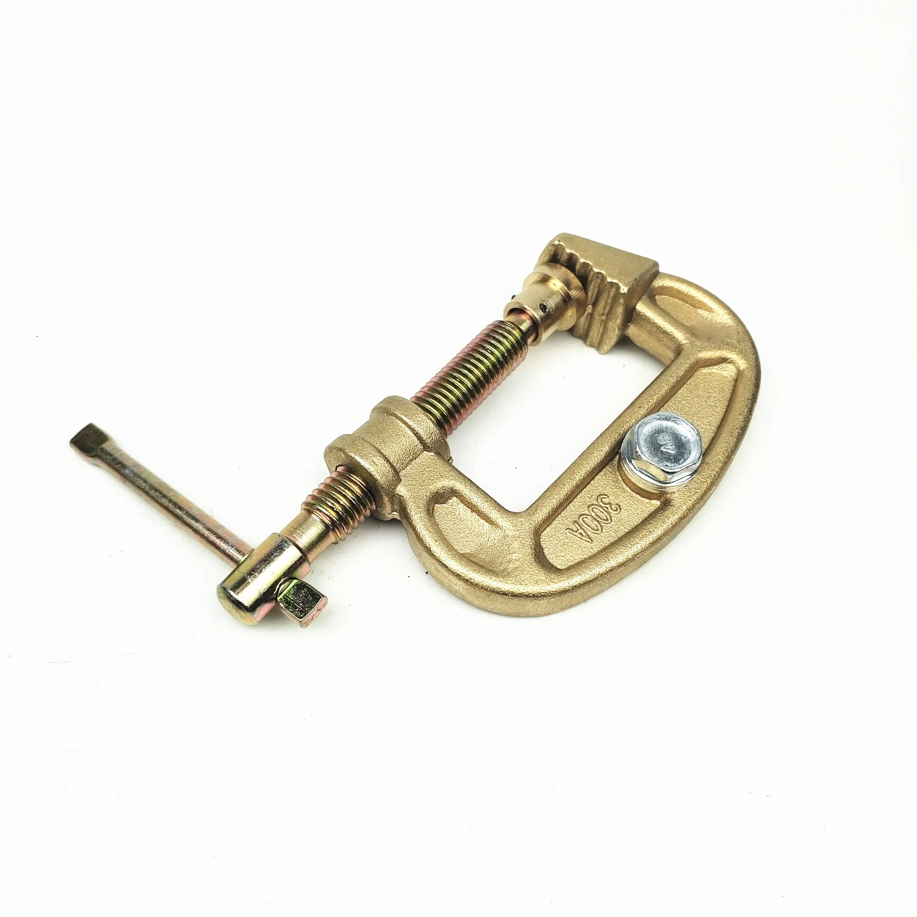 Welding Spare Parts G Type Clamp  Ground Welding Earth Clamp With Rubber Handle