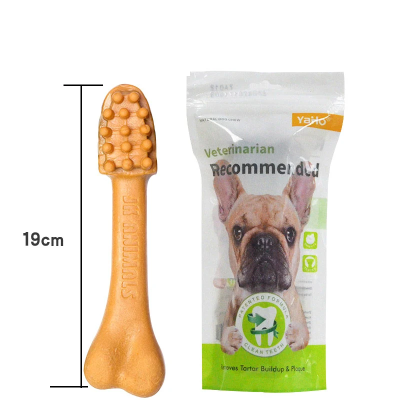 Bone Toothbrush Modeling Chicken Beef Flavor Tooth Cleaning Deodorizing Easy Digest Absorb Pet Dog Tooth Grinding Stick