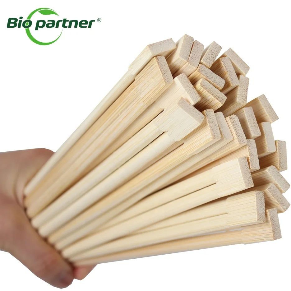 BA3 custom print sleeve export travel korea flat disposable one-off premium chopsticks set