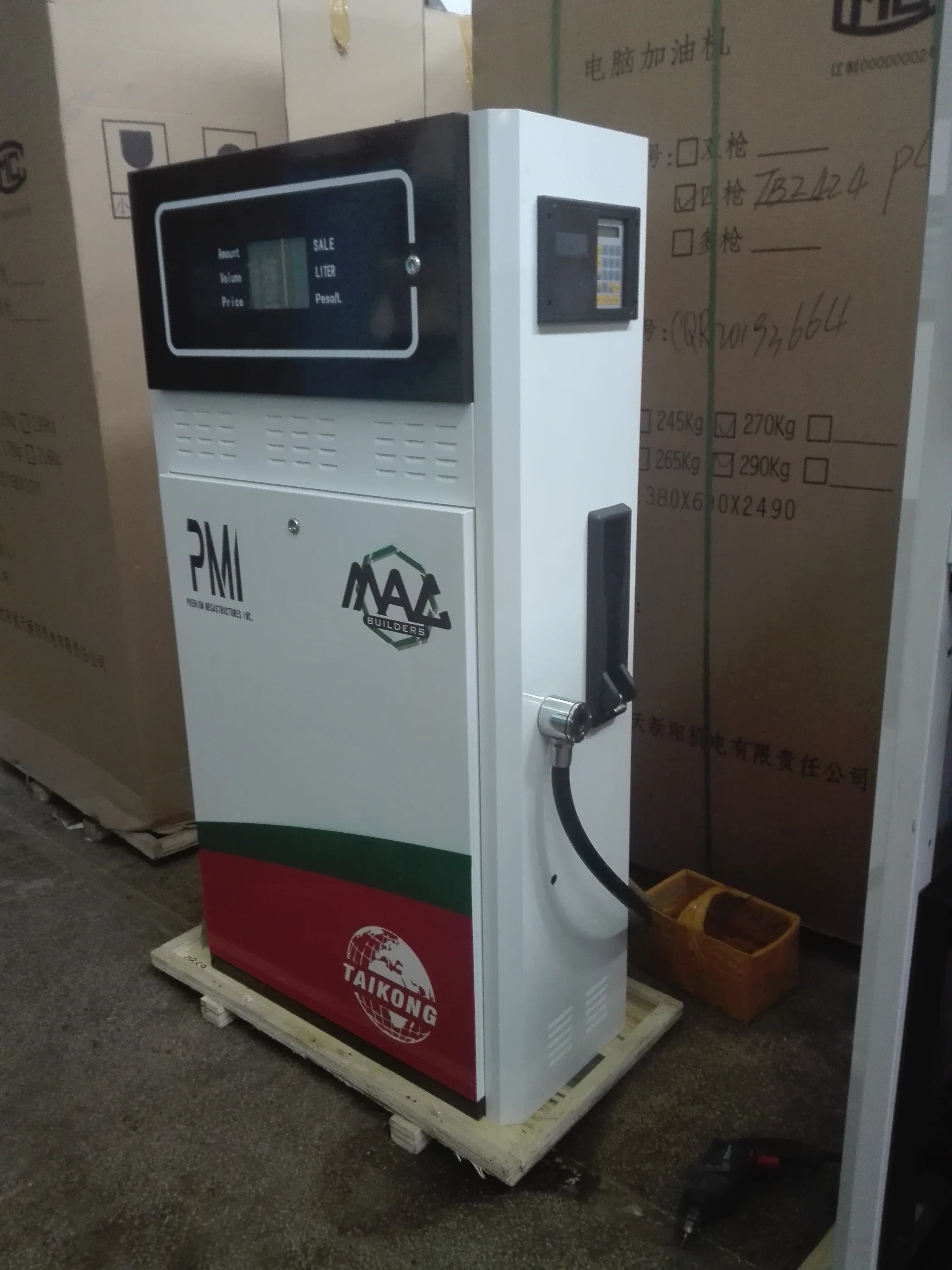 TA-3111E Aerospace Taikong Factory Machine Diesel Dispenser With Flow Meter 220v 380v Motor Service Station Fuel Dispenser