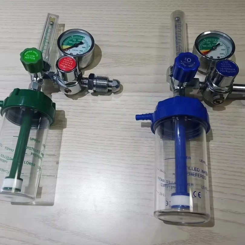 High Quality BEYIWOD 1-15 LPM 15 Liter 150bar Medical Oxygen Regulator for Aluminum Cylinder
