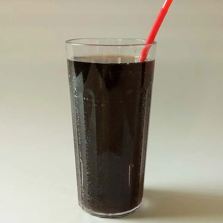 BPA Free Non-slip Stripe Reusable PS Plastic Drink Cups