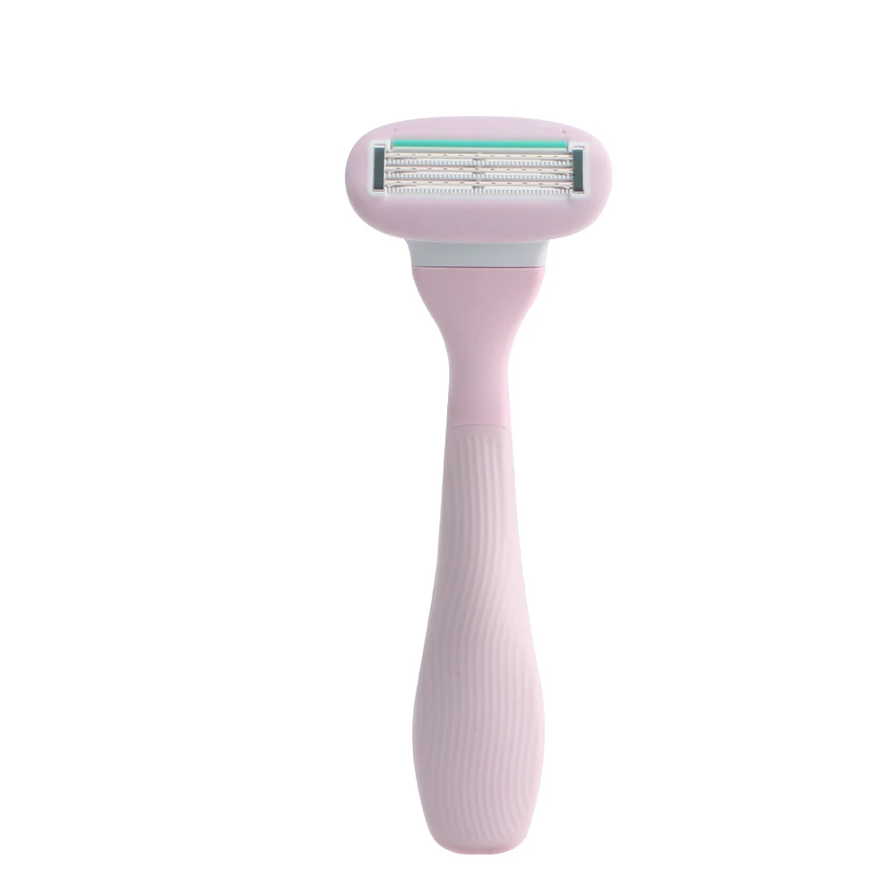 D937L New Lady razor Triple blade system razor with irritation defense bar