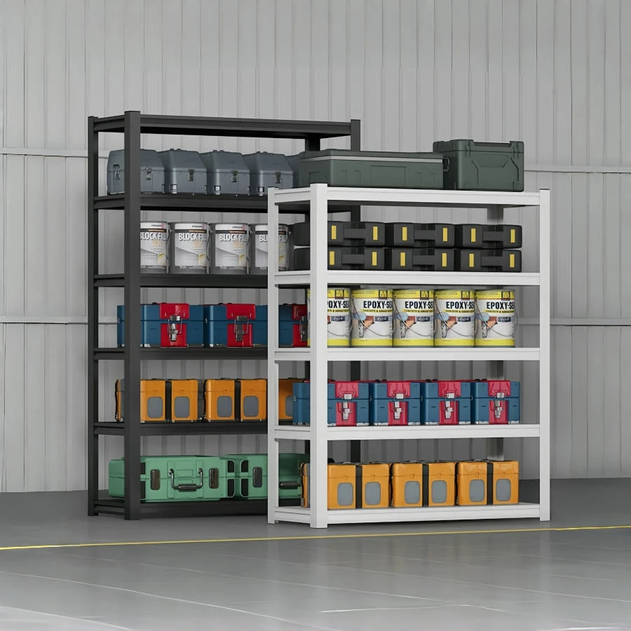 Modern Design Iron Stacking Racks Storage Shelves for Household Warehouses