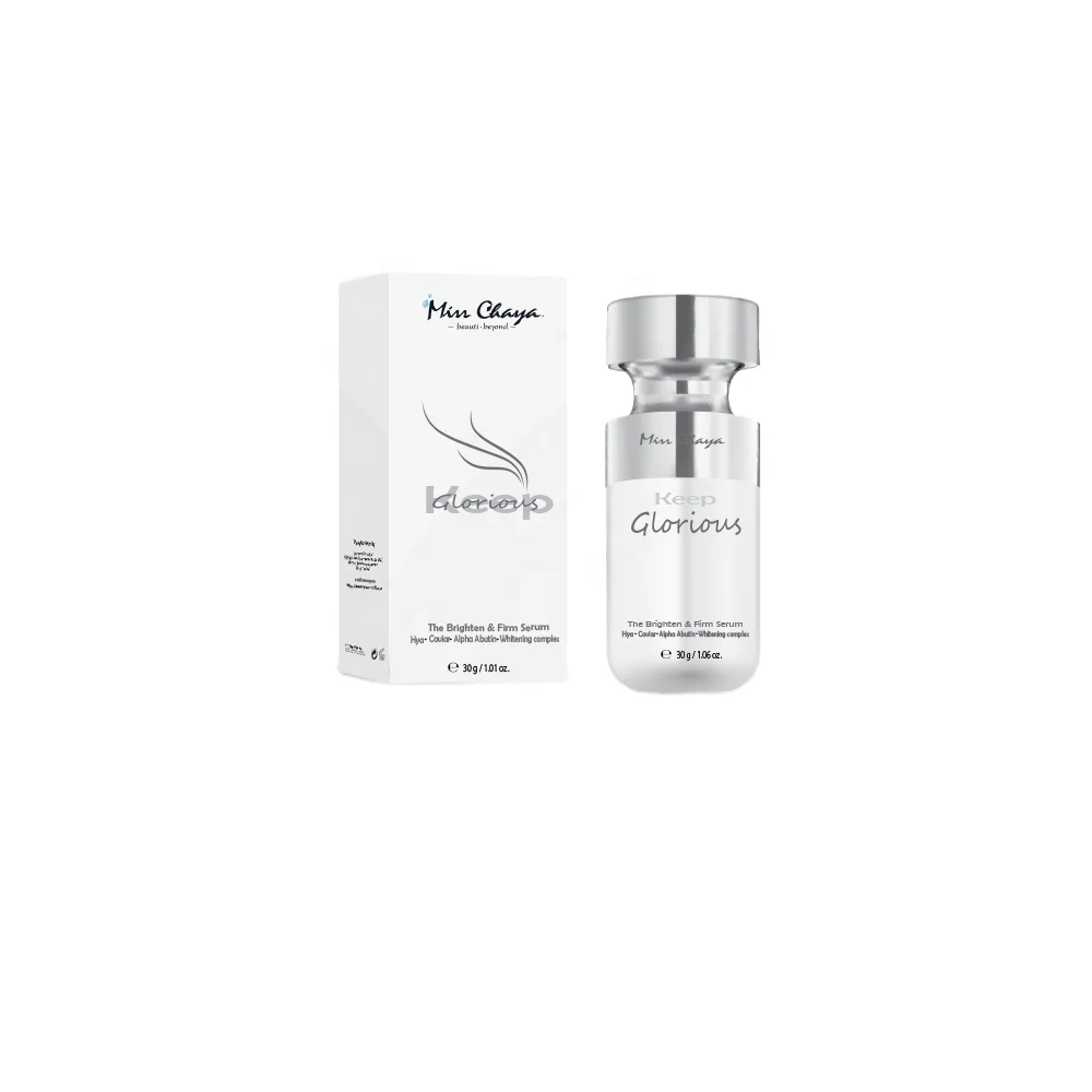 
MISS CHAYA The Brighten And Firm Serum Elegant Natural Sources Caviar Hyaluronic Alpha Arbutin Triple Moisturizer Fact 