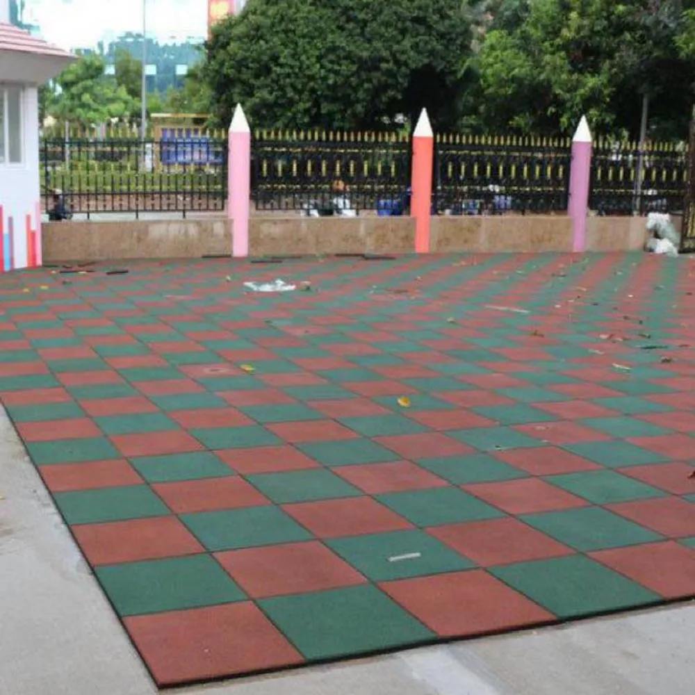 
Cheap Outdoor Playground safe rubber floor with high elasticity 