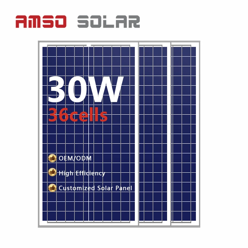 Home usage mini solar panel 18v small 30w 18v solar panel 30 watt solar panels 30 w for mini solar system