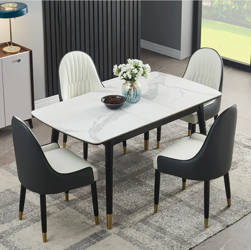 Ready set room furniture dining table  chair set luxury