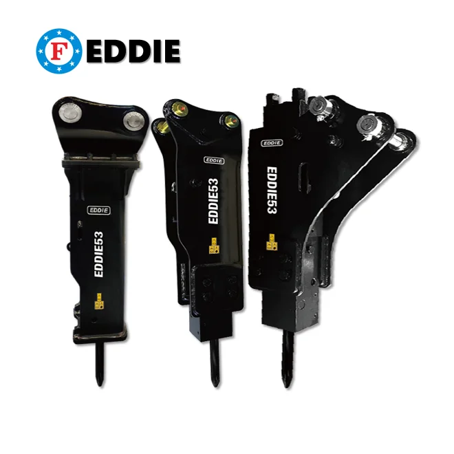 High Quality EDT EDDIE53 Hydraulic Rock Breaker Hammer for Construction Machinery Factory Price SB30