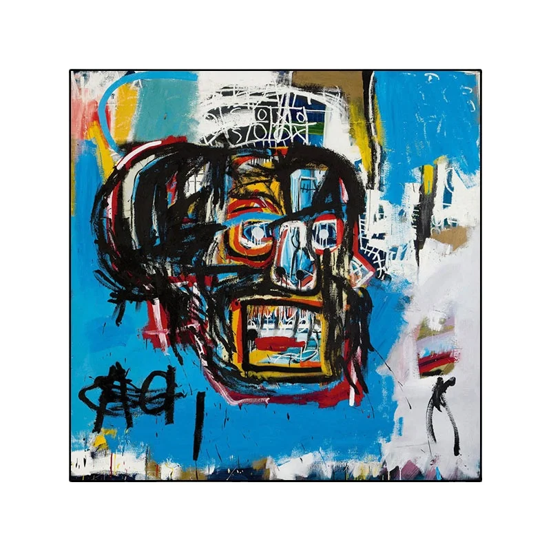  Абстрактная уличная граффити Basquiat подвесная картина для гостиной спальни ресторана модная