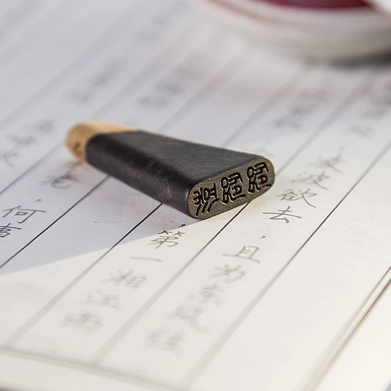 Wholesale Square Customize Wooden Seal Stamp