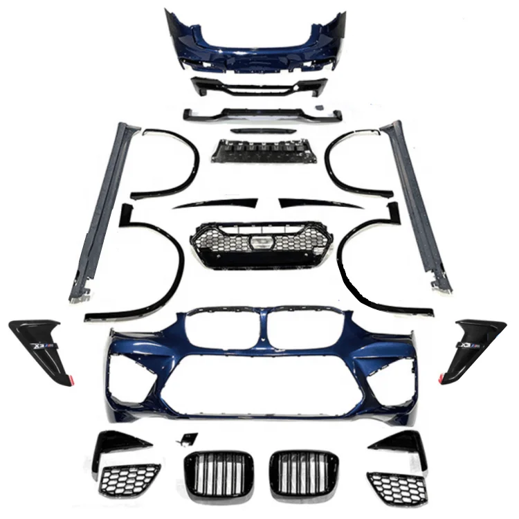 X5 G05 M High Performance Front Wing ABS Material Diffuser Black Gloss Tuning Package For BMW X5 G05 MBM Style 2018