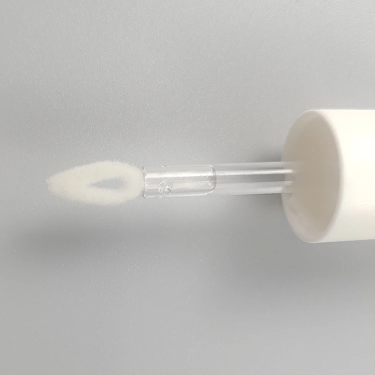 New Customized Cosmetic Empty Cute Wholesale Mini Lip Gloss Container Rubber Paint 3g Lip Gloss Tube Cosmetic Packaging