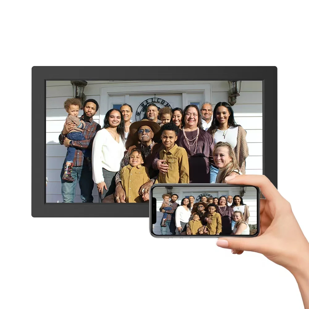 WiFi Photo Frame 1920x1080 Full IPS Screen Digital Photo Frame Digital Video Frame 15.6 inch