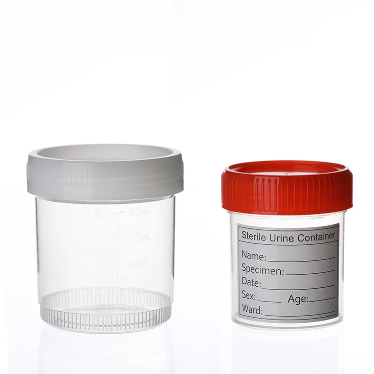 Professional Standardized Leakproof Design Lab Consumables Sterile Urine Container