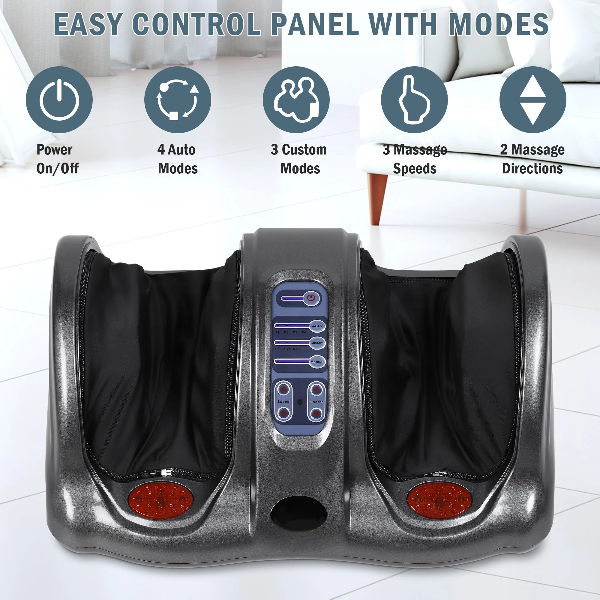 Multifunctional Chinese Electric Massage Kneading Leg Heating Model Machine Body Application Kneading Leg Massager